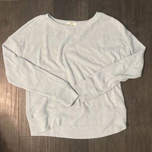 Z SUPPLY light blue long sleeve cozy top. Size Medium.